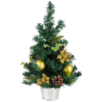 Елка декорированная SY15CJHW-012C 45см ВОЛШЕБНАЯ СТРАНА 003274