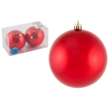 Набор шаров FV1082-1374, 2 шт, 10см, красный ВОЛШЕБНАЯ СТРАНА 005975