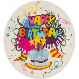 Набор бумажных тарелок "Happy Birthday" 007148