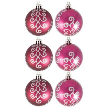 Набор шаров 'Традиции' d6см (6шт) ВОЛШЕБНАЯ СТРАНА 007500-2