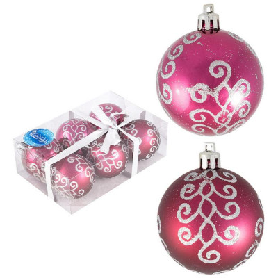 Набор шаров 'Традиции' d6см (6шт) ВОЛШЕБНАЯ СТРАНА 007500