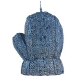 Свеча 'Варежка' синяя (лак) ВОЛШЕБНАЯ СТРАНА 008335