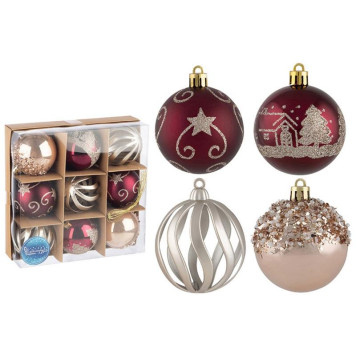 Набор шаров SYQB2-0123049 d6см (9шт) ВОЛШЕБНАЯ СТРАНА 106340