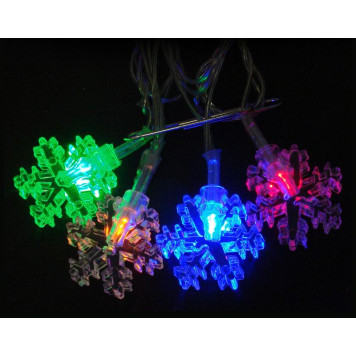 Электрогирлянда ' Снежинки' SF-100-5-MC ВОЛШЕБНАЯ СТРАНА SF-100-5-MC/101576-1