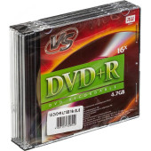 Диск VS DVD+R 4.7 Gb 16x Slim/5 (200)