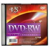 Диск VS DVD+RW 4.7 Gb 4x Slim/5 (200)