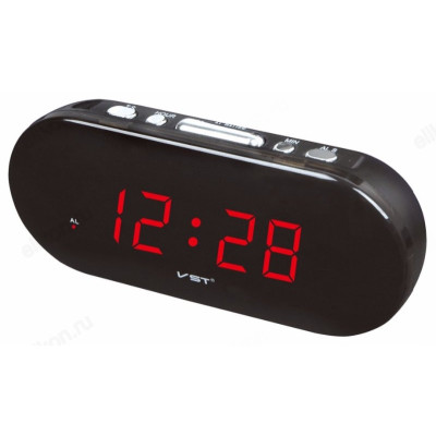 Часы настольные VST-715, пластик, крысные-1