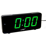 Часы настольные VST-763-4 зел.цифры