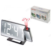 Часы настольные VST 896-6, белые (без блока) проекционные