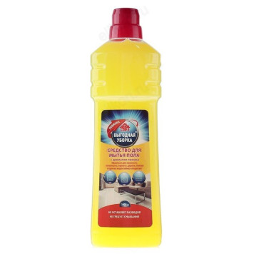 Средство для мытья полов Выгодная уборка Лимон 1л арт2452