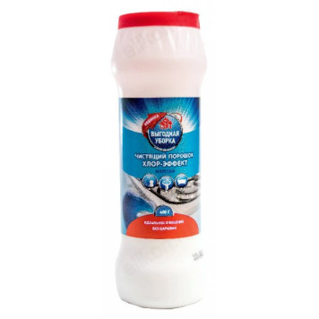 Порошок чистящий ВЫГОДНАЯ УБОРКА Хлор-эффект Морской 400г арт2455