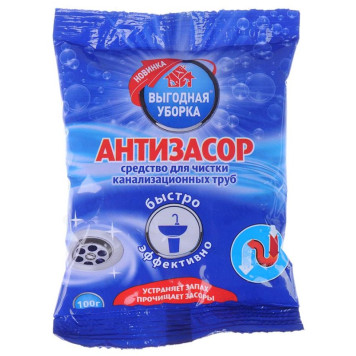 Средство для очистки труб Выгодная уборка 100г арт2535