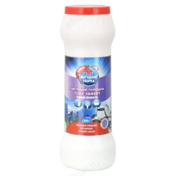 Порошок чистящий ВЫГОДНАЯ УБОРКА Сода-эффект Горная свежесть 400г арт2661