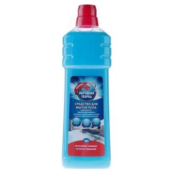 Средство для мытья полов Выгодная уборка Свежесть 1л арт2728