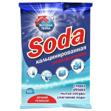 Сода кальцинированная ВЫГОДНАЯ УБОРКА 600г арт2959