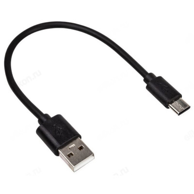 Кабель USB Walker C055 Type-C (0,2м), черный