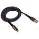 Кабель USB Walker C920 Micro USB (1 м), нейлон серый