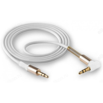 Кабель Walker WCA-710 AUX, 3.5мм, белый