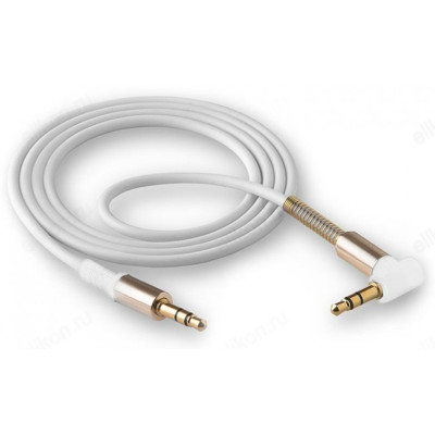 Кабель Walker WCA-710 AUX, 3.5мм, белый