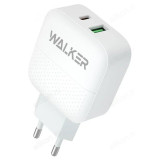 Зарядка сетевая Walker WH-37 белый