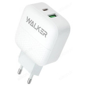 Зарядка сетевая Walker WH-37 белый Зарядка сетевая Walker WH-37 белый