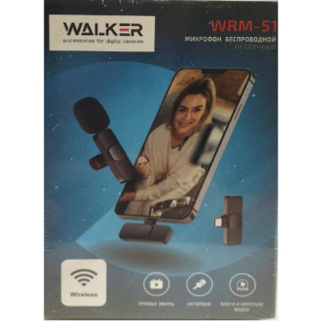 Микрофон Walker WRM-51, черный