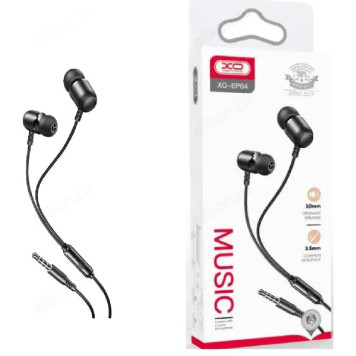 Наушники проводные EP64, черный