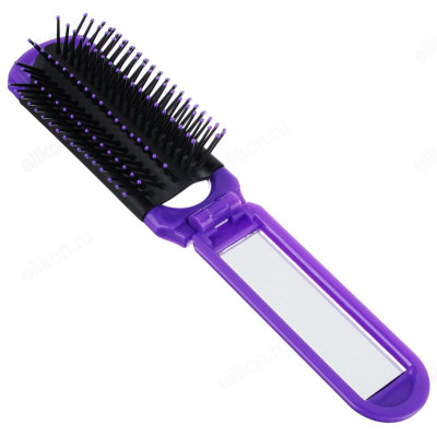 Расческа складная Дорожная ЮниLook, 4х19,5 см, с зеркалом-1