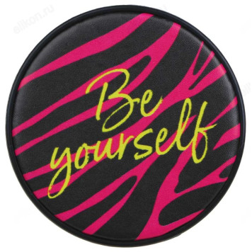 Зеркало карманное ЮниLook, стекло, пластик, 6,8 см-1