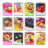 Зеркало карманное ЮниLook, пластик, стекло, 8х5,8см, 12 дизайнов