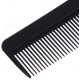 Расческа-гребень ЮниLook с металл. стержнем, пластик, 21,2х2,6см, черный