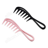 Расческа-гребень ЮниLook пластик, 19х5 см, 2 цвета
