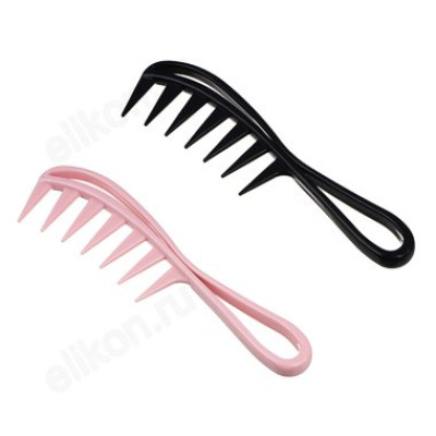 Расческа-гребень ЮниLook пластик, 19х5 см, 2 цвета