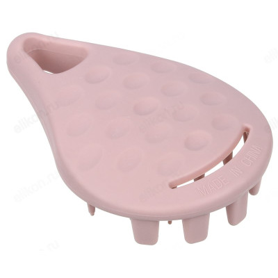 Щетка для массажа головы и мытья волос ЮниLook, термопластичная резина, 11,5х8см, 4 цвета-2