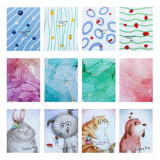 Зеркало настольное, ЮниLook трансформер, картон, 13,5x17,2см, 12 цветов