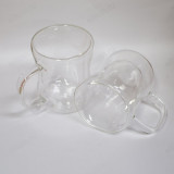 Кружка стекло двойная 280мл ZEIDAN Z-11124 2шт