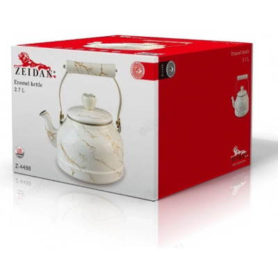 Чайник эмаль ZEIDAN Z-4488 2,7л Marble-1