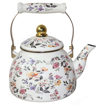 Чайник эмаль ZEIDAN Z-4534 1,3л Wildflowers-1
