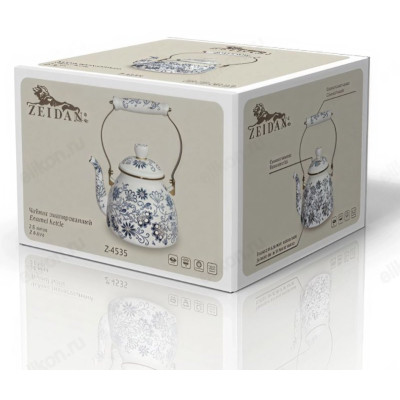 Чайник эмаль ZEIDAN Z-4535 2,6л Aster-1