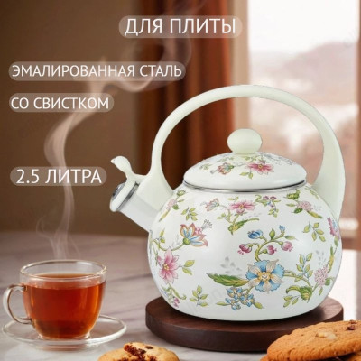 Чайник для плиты со свистком Zeidan Z-4557 2,5л Provence
