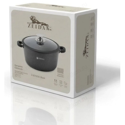 Кастрюля ZEIDAN Z-501034 3,0л Black-2