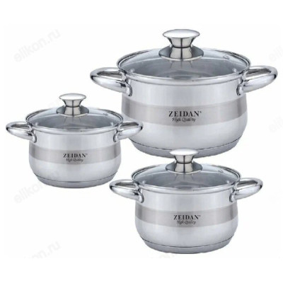 Набор посуды ZEIDAN Z-50632 6 пред.