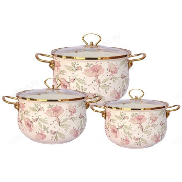 Набор посуды ZEIDAN Z-80628 Flowers 6 пред