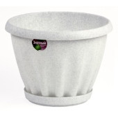 Горшок для цветов Знатный мрамор 270 с поддоном 6,7л М304МР Горшок для цветов Знатный мрамор 270 с поддоном 6,7л М304МР